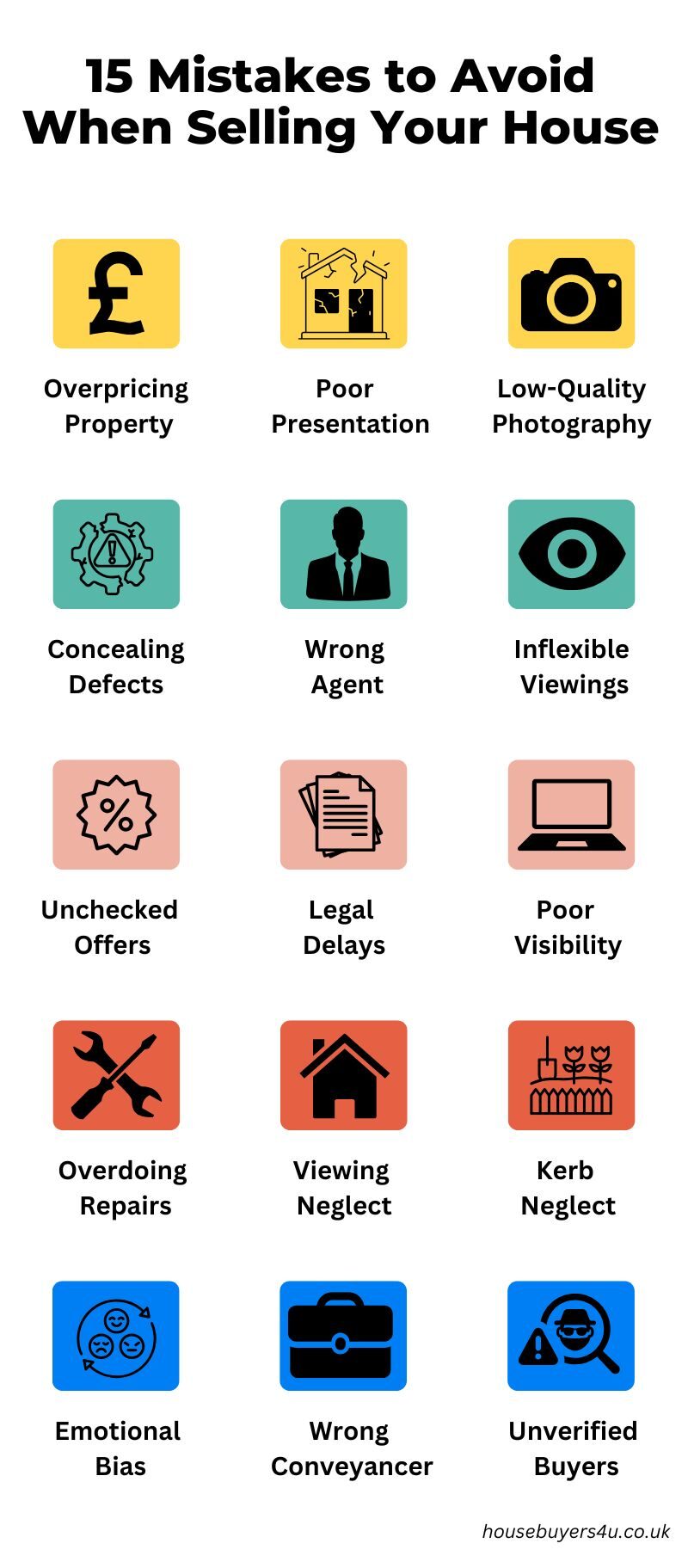 15 common mistakes to avoid when selling your property in the UK