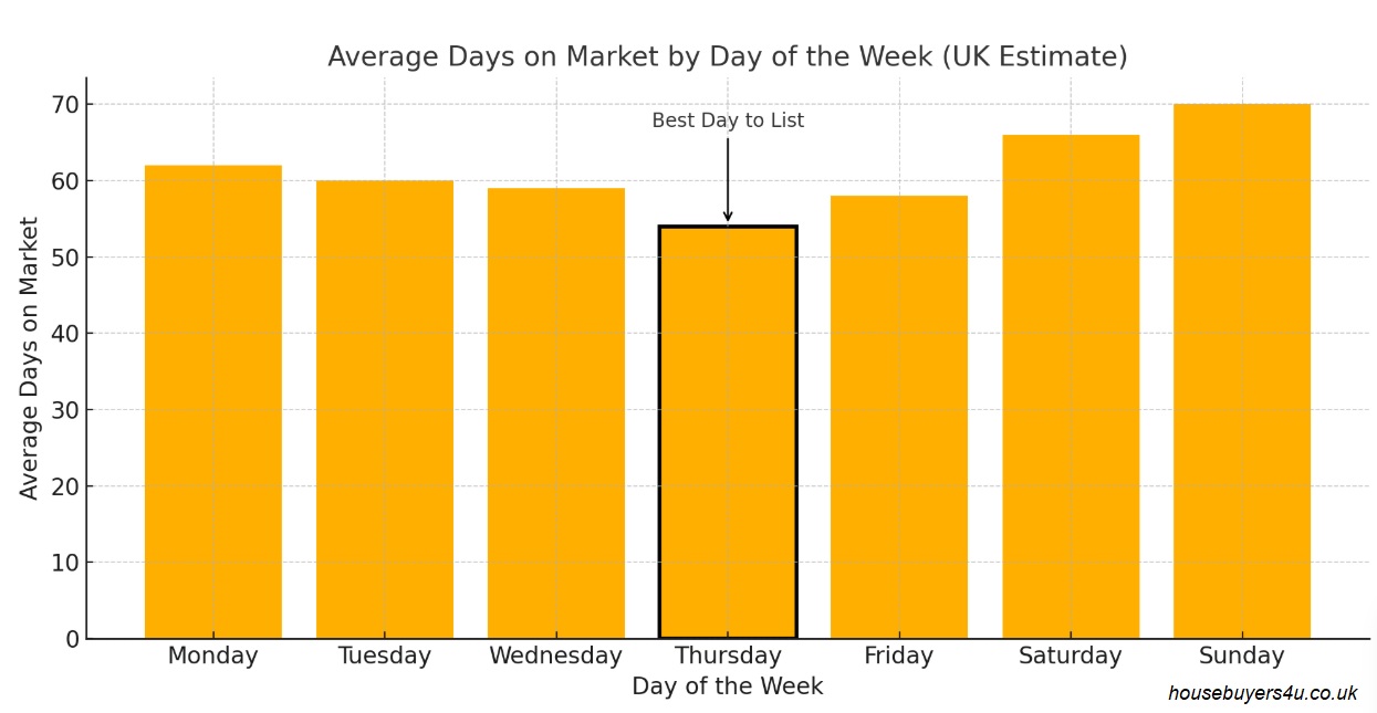 Best day of the week to list your house for sale