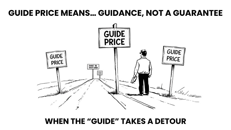 A homeowner looking at guide prices and getting confused