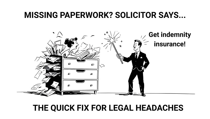Indemnity insurance is quick fix if you've lost documents