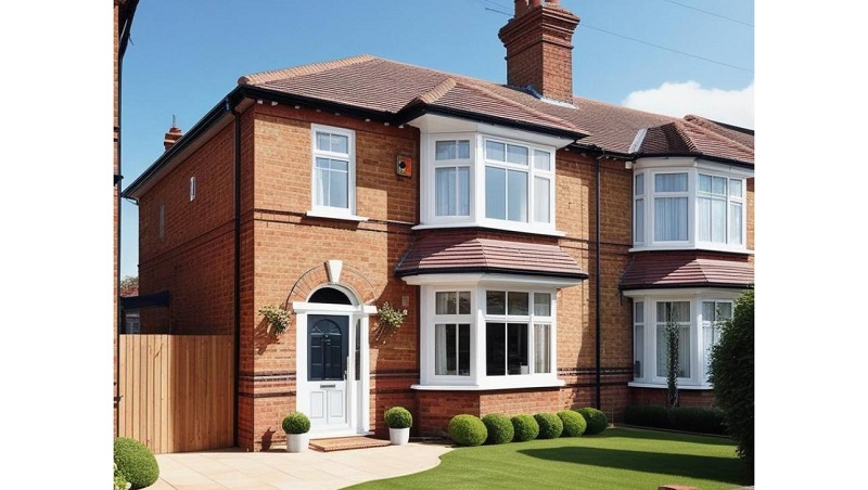 A semi detached house in the UK