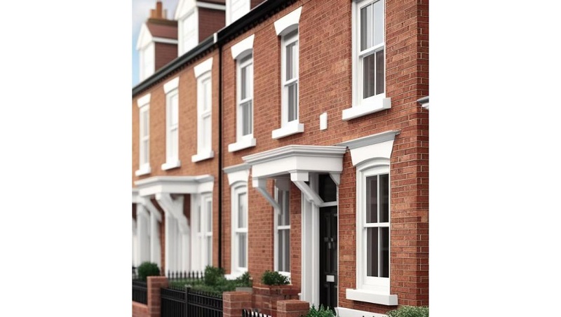 A terraced house in the UK