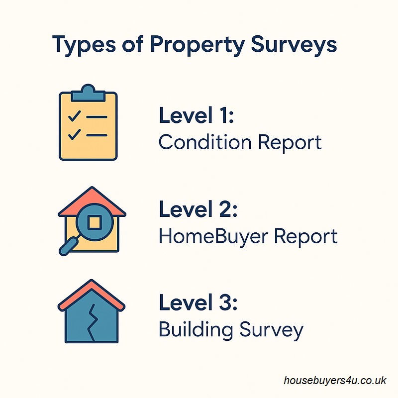 3 different types of property surveys
